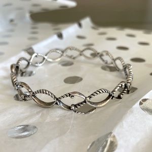 Vintage Carolyn Pollack .925 Sterling Silver Bangle